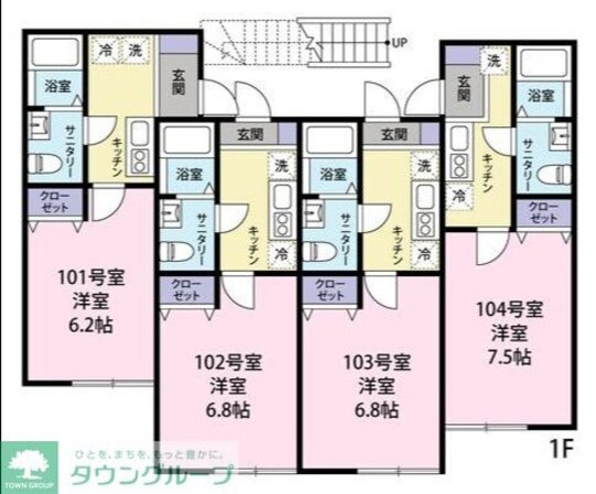 アルティザン新丸子の物件間取画像